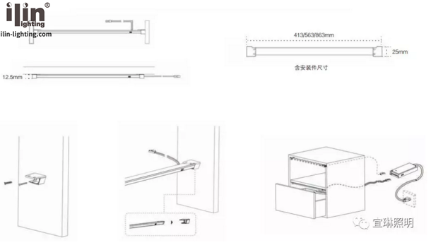 不起眼的家具灯带来巨大的幸福感——宜琳led门碰感应